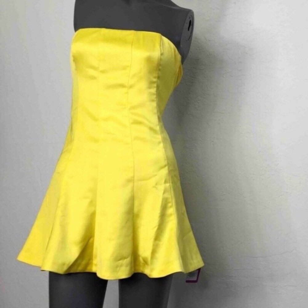 NWT NBD YELLOW MINI DRESS REVOLVE